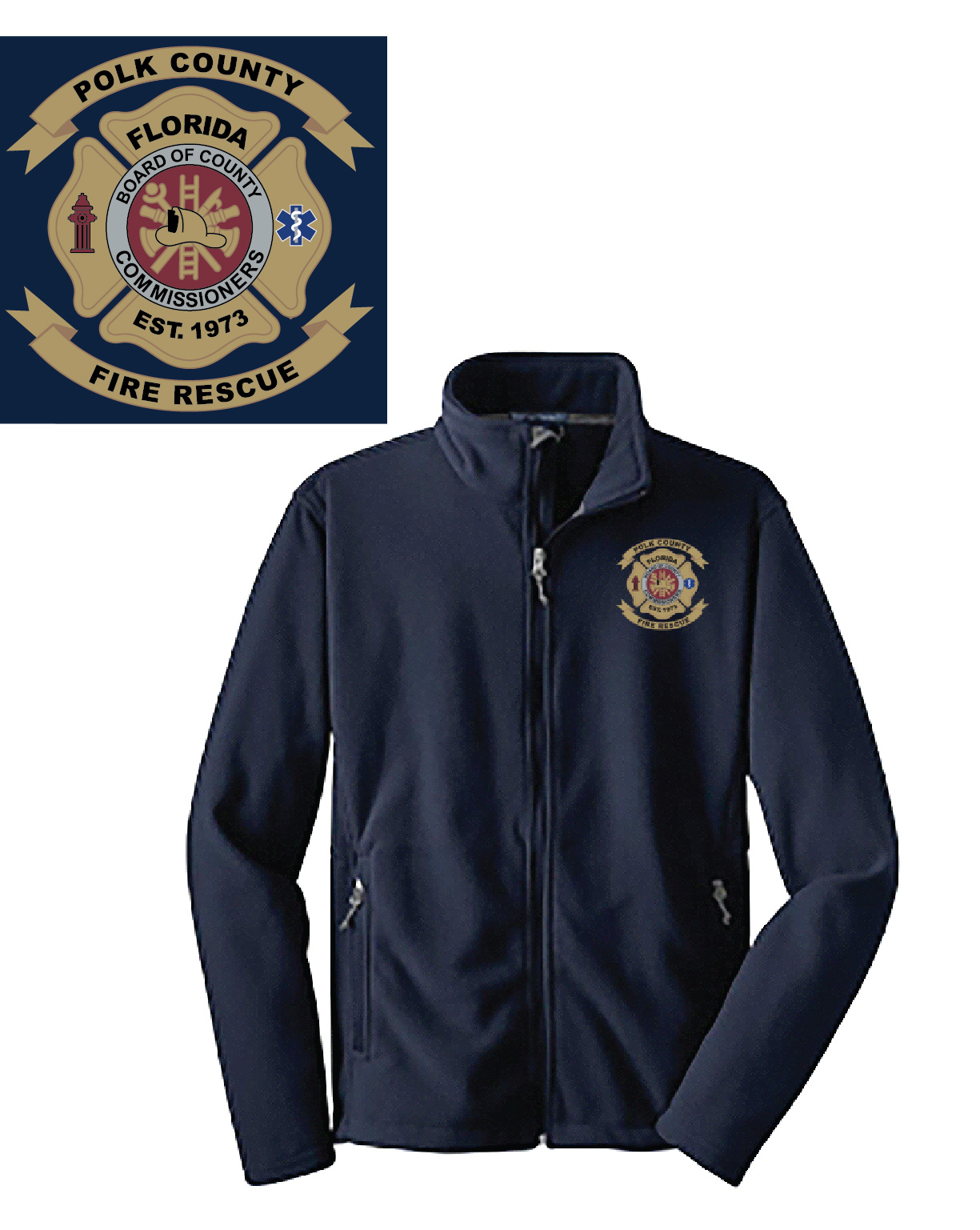 Value Fleece Jacket, Navy